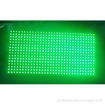 P10 Outdoor Single Green LED Display Screen Module 10mm Price
